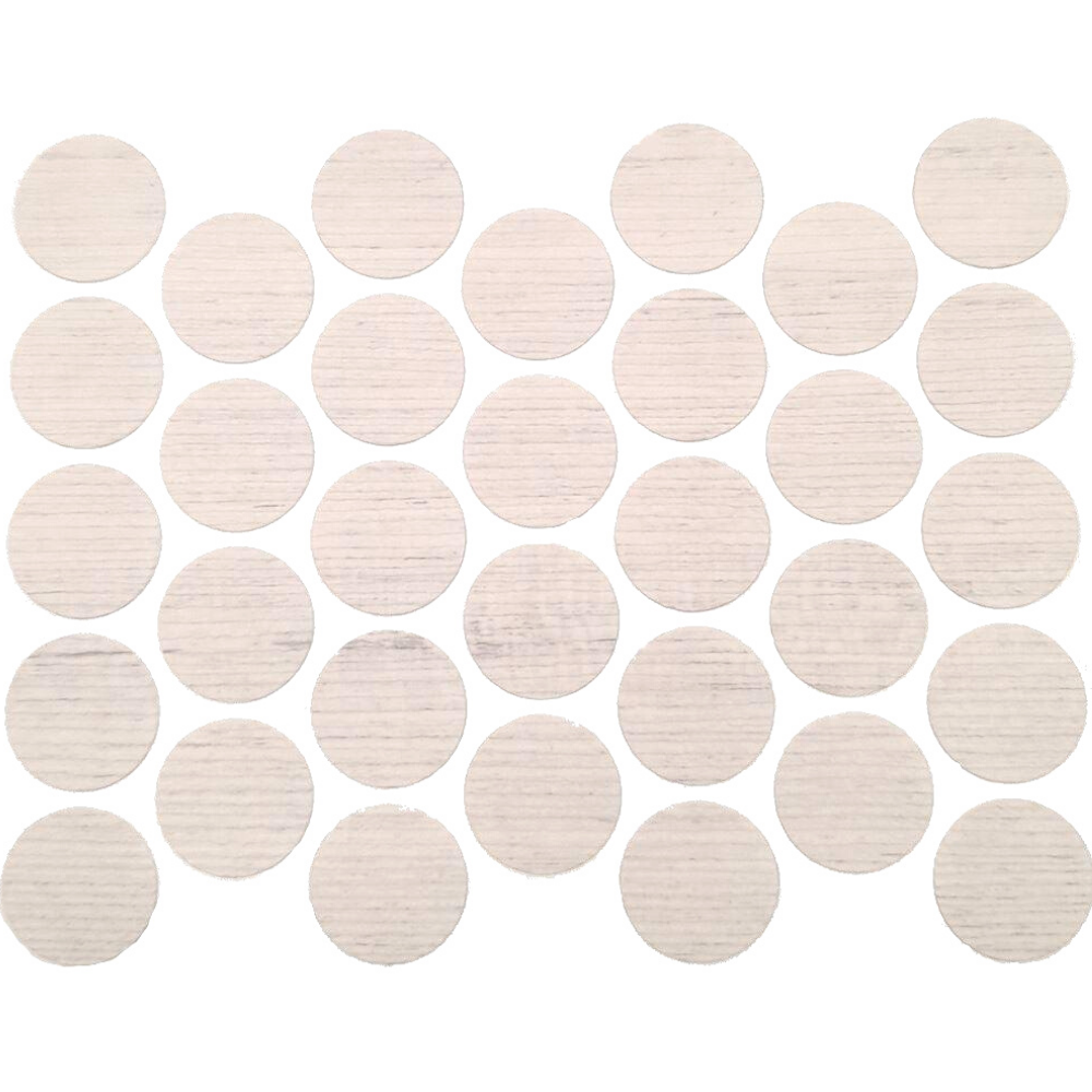 Tappi coprivite adesivi - Bianco antico Ø18