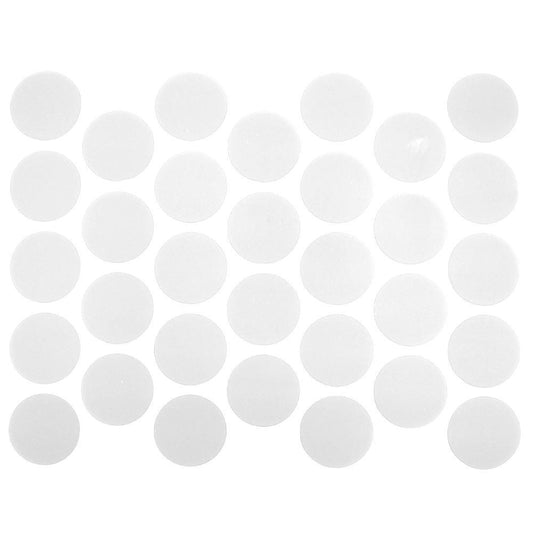 Tappi coprivite adesivi - Bianco opaco Ø18