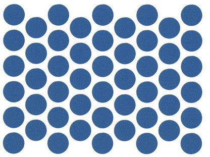 Tappi coprivite adesivi - Blu Ø14