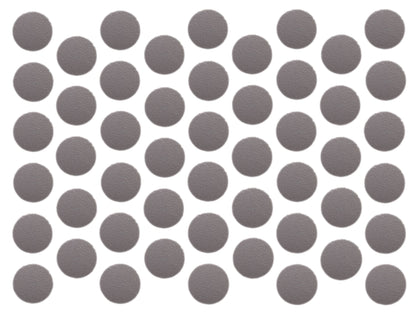 Tappi coprivite adesivi - Grigio metallico Ø14
