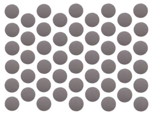 Tappi coprivite adesivi - Grigio metallico Ø14