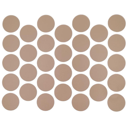 Tappi coprivite adesivi - Latte Ø18