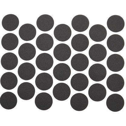 Tappi coprivite adesivi - Nero Ø18