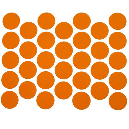 Tappi coprivite adesivi - Orange Ø18