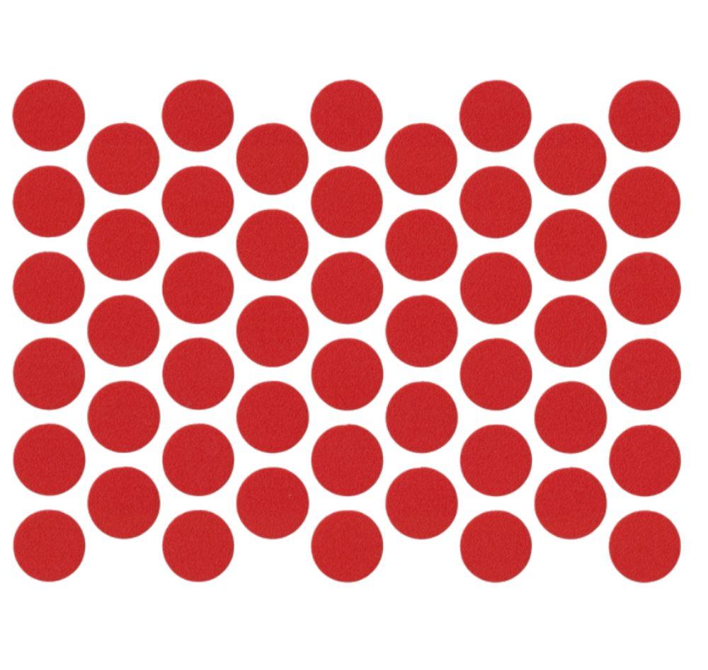 Tappi coprivite adesivi - Rosso Ø14
