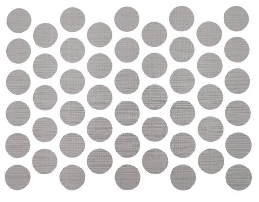Tappi coprivite adesivi - Tendenza Grigio Ø14