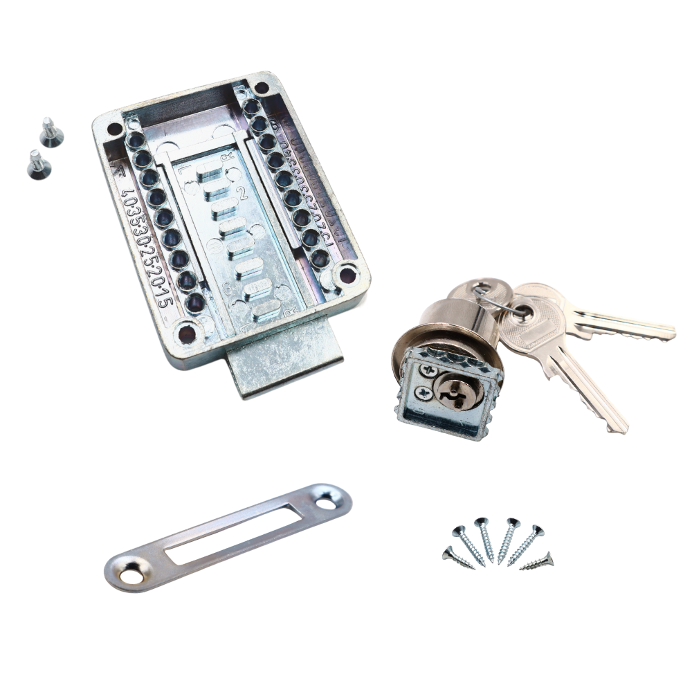 Serratura regolabile per mobili 22x21mm