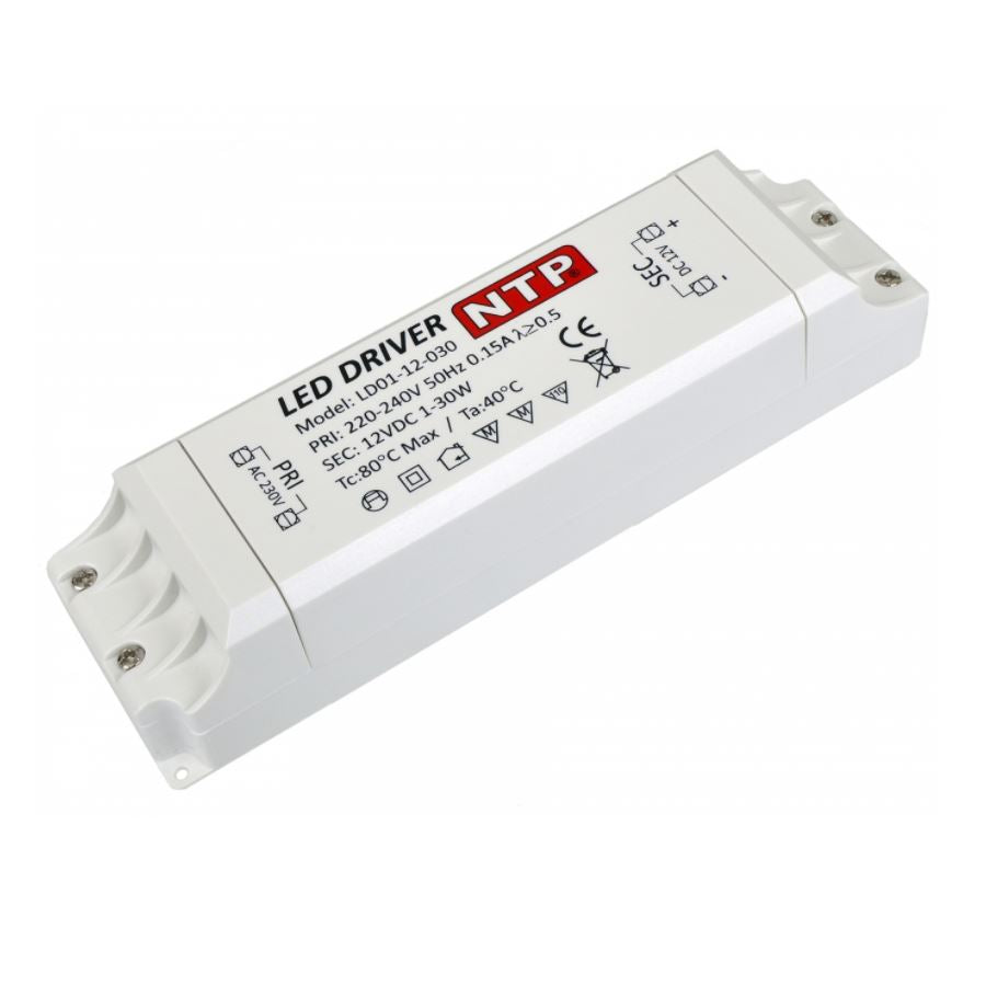 Alimentatore per illuminazione a LED (senza cablaggio) NTP 30W 