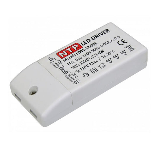 Alimentatore per illuminazione a LED (senza cablaggio) NTP 6W 