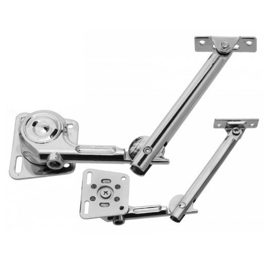 Braccetti per ante a ribalta PH01 (sinistra + destra) - Cromo NTP 