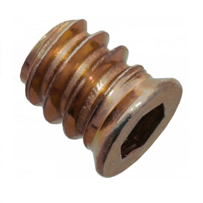 Bussola filettata per legno M6 - 10x13mm (1000 pz) NTP 
