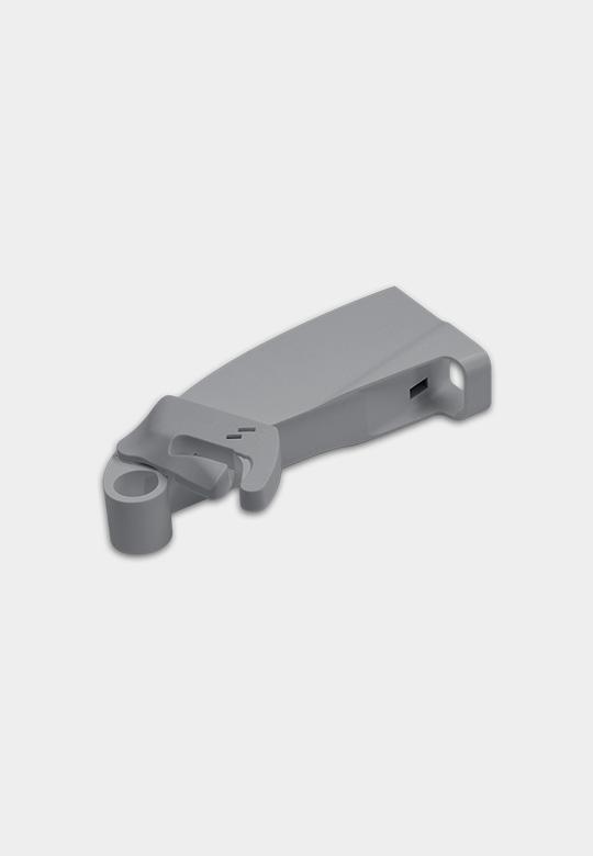 Chiusura Soft per Le Mans System a destra - Grigio PEKA 