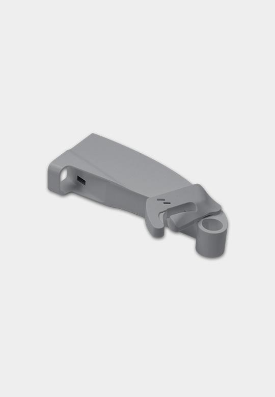 Chiusura Soft per Le Mans System a sinistra - Grigio PEKA 