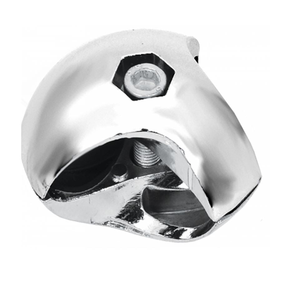 Doppio connettore per asta appendiabiti 25mm - Cromo NTP Destra 
