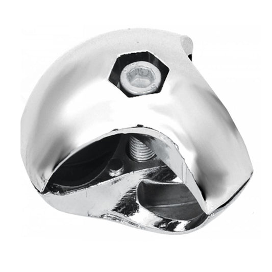 Doppio connettore per asta appendiabiti 25mm - Cromo NTP Destra 