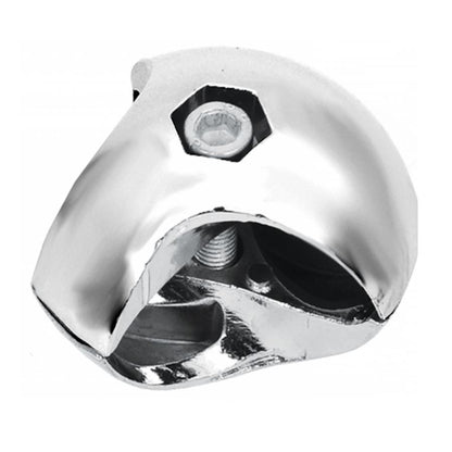 Doppio connettore per asta appendiabiti 25mm - Cromo NTP Sinistra 