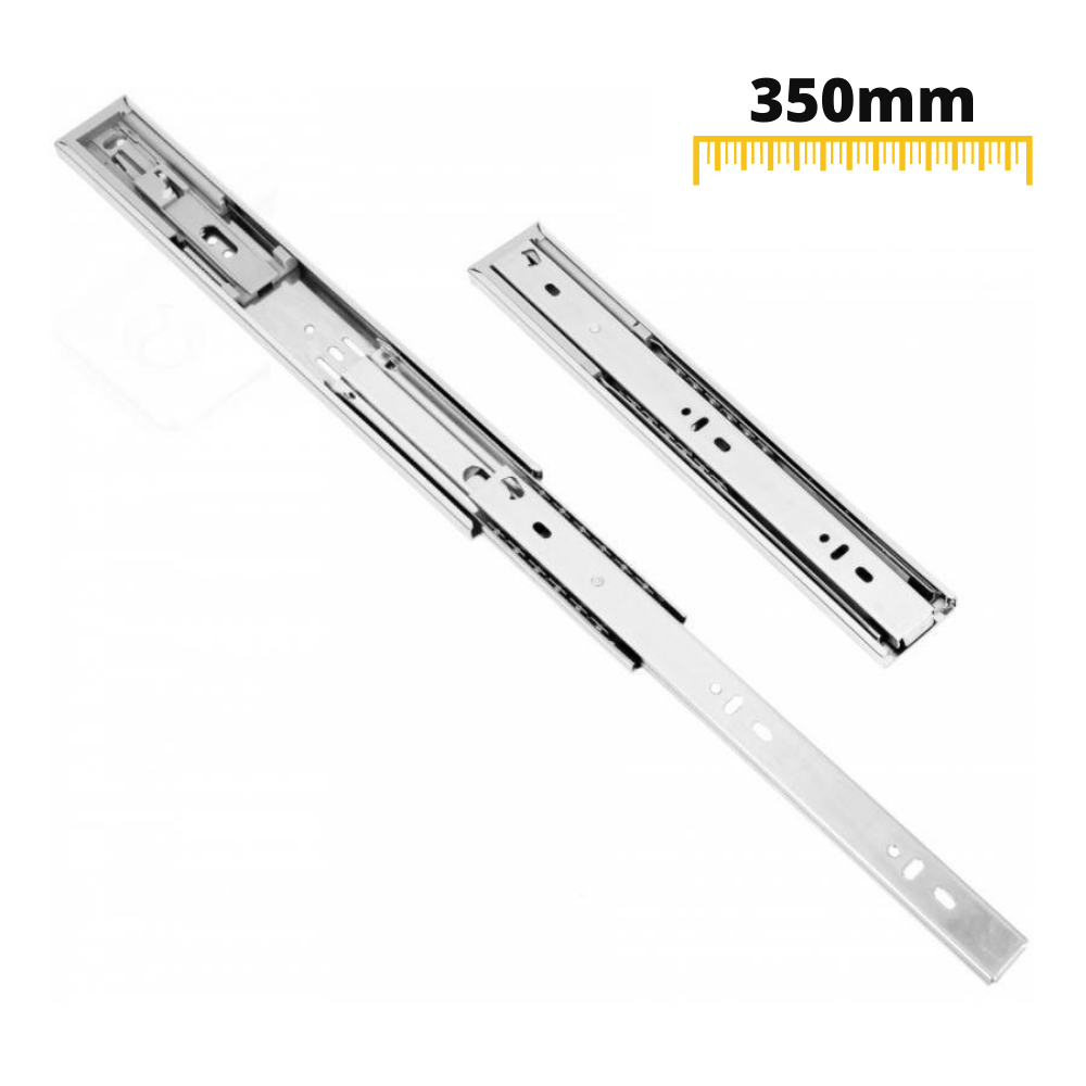 Guide per cassetti ammortizzate 350mm - H45 (sinistra e destra)