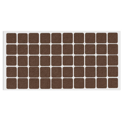 Feltrini adesivi per Mobili 20x20mm - Nero, Marrone, Bianco NTP Marrone 