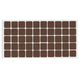 Feltrini adesivi per Mobili 20x20mm - Nero, Marrone, Bianco NTP Marrone 