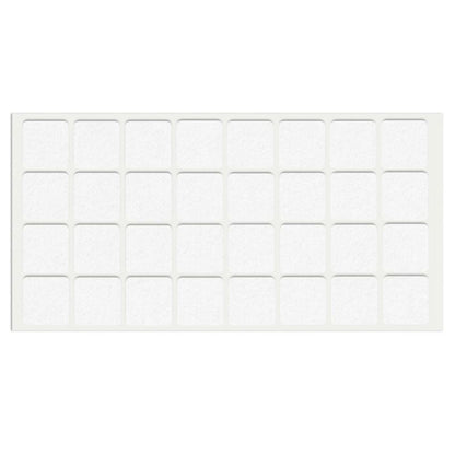 Feltrini adesivi per Mobili 25x25mm - Nero, Marrone, Bianco NTP Bianco 
