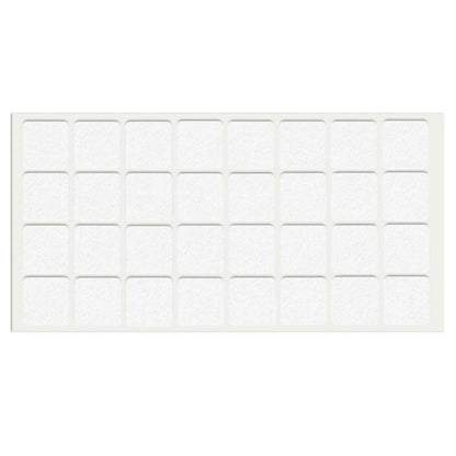 Feltrini adesivi per Mobili 25x25mm - Nero, Marrone, Bianco NTP Bianco 