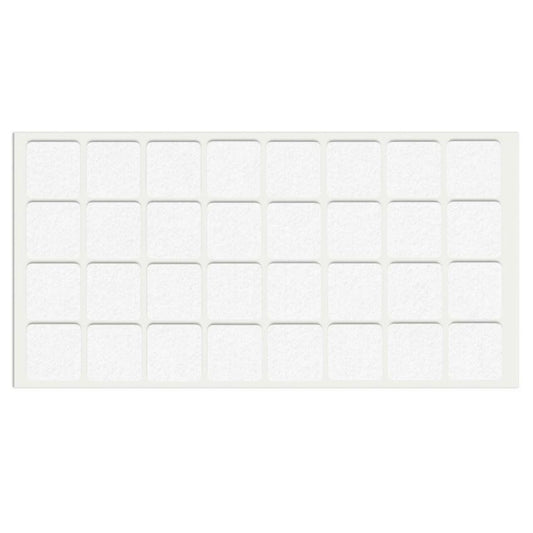 Feltrini adesivi per Mobili 25x25mm - Nero, Marrone, Bianco NTP Bianco 