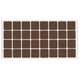 Feltrini adesivi per Mobili 25x25mm - Nero, Marrone, Bianco NTP Marrone 