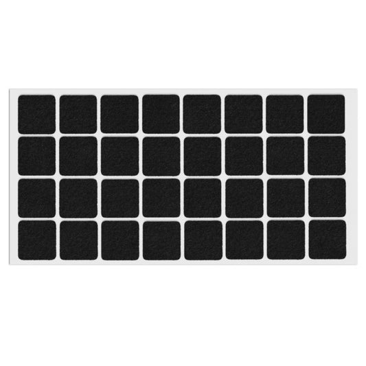Feltrini adesivi per Mobili 25x25mm - Nero, Marrone, Bianco NTP Nero 