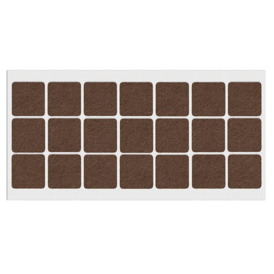 Feltrini adesivi per Mobili 30x30mm - Nero, Marrone, Bianco NTP Marrone 