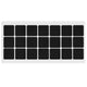 Feltrini adesivi per Mobili 30x30mm - Nero, Marrone, Bianco NTP Nero 