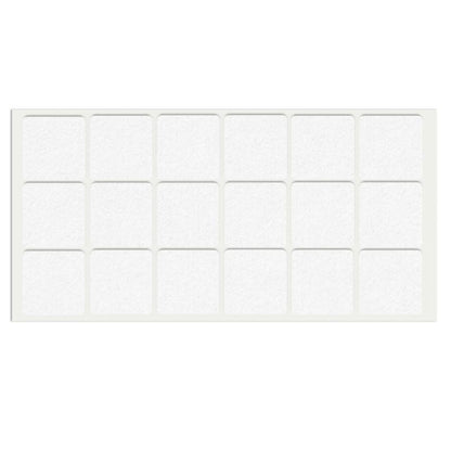 Feltrini adesivi per Mobili 35x35mm - Nero, Marrone, Bianco NTP Bianco 