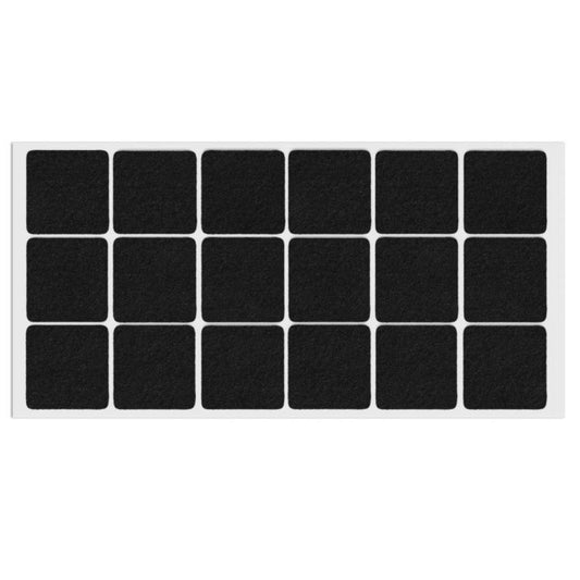 Feltrini adesivi per Mobili 35x35mm - Nero, Marrone, Bianco NTP Nero 