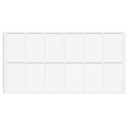 Feltrini adesivi per Mobili 35x55mm - Nero, Marrone, Bianco NTP Bianco 