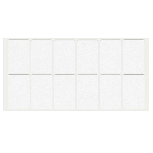 Feltrini adesivi per Mobili 35x55mm - Nero, Marrone, Bianco NTP Bianco 