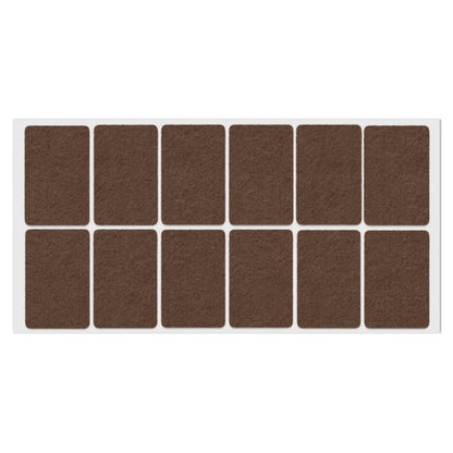 Feltrini adesivi per Mobili 35x55mm - Nero, Marrone, Bianco NTP Marrone 