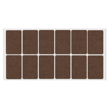 Feltrini adesivi per Mobili 35x55mm - Nero, Marrone, Bianco NTP Marrone 