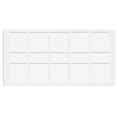 Feltrini adesivi per Mobili 40x40mm - Nero, Marrone, Bianco NTP Bianco 