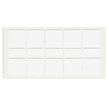 Feltrini adesivi per Mobili 40x40mm - Nero, Marrone, Bianco NTP Bianco 