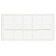 Feltrini adesivi per Mobili 40x40mm - Nero, Marrone, Bianco NTP Bianco 