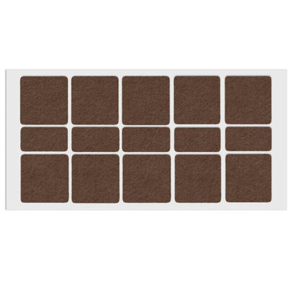 Feltrini adesivi per Mobili 40x40mm - Nero, Marrone, Bianco NTP Marrone 