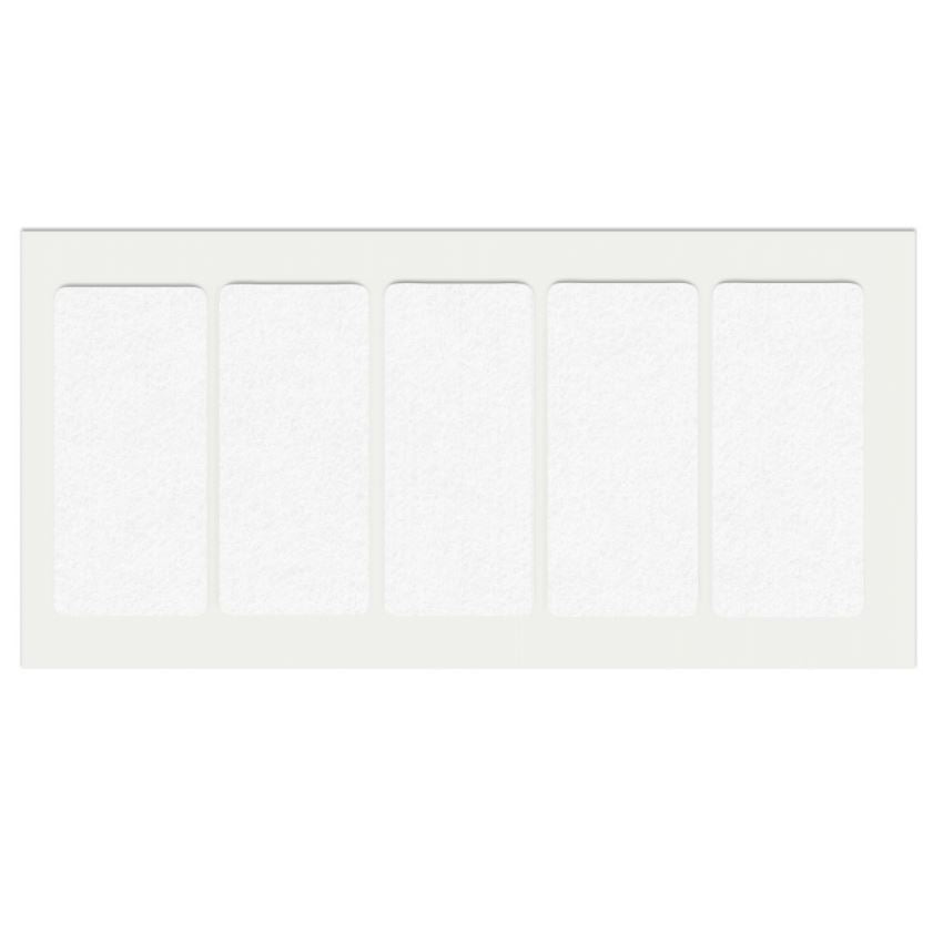 Feltrini adesivi per Mobili 40x90mm - Nero, Marrone, Bianco NTP Bianco 