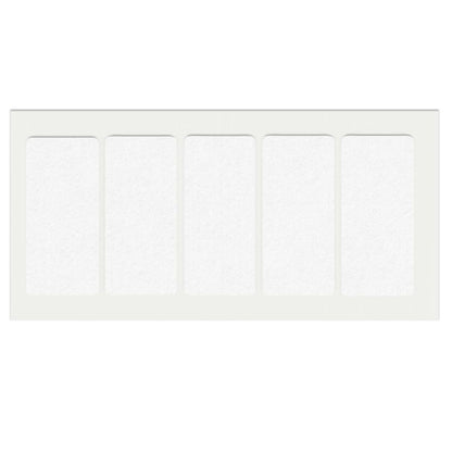 Feltrini adesivi per Mobili 40x90mm - Nero, Marrone, Bianco NTP Bianco 