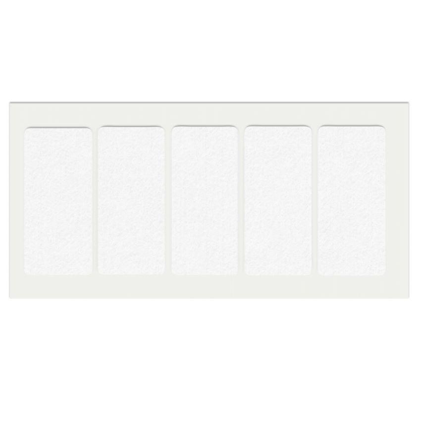 Feltrini adesivi per Mobili 40x90mm - Nero, Marrone, Bianco NTP Bianco 