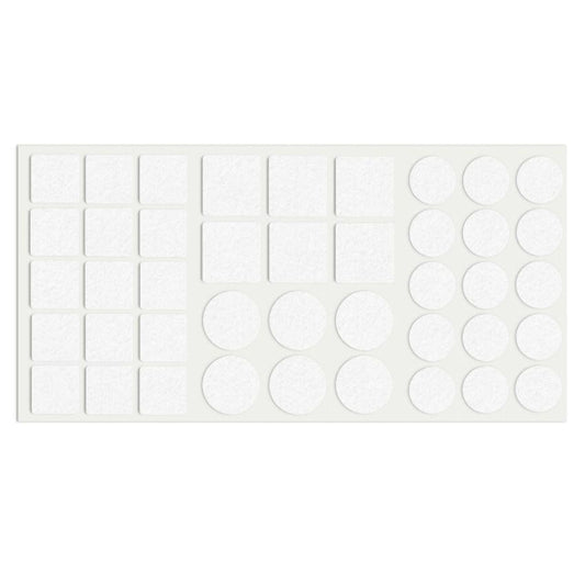 Feltrini adesivi per Mobili Misto - Nero, Marrone, Bianco NTP Bianco 