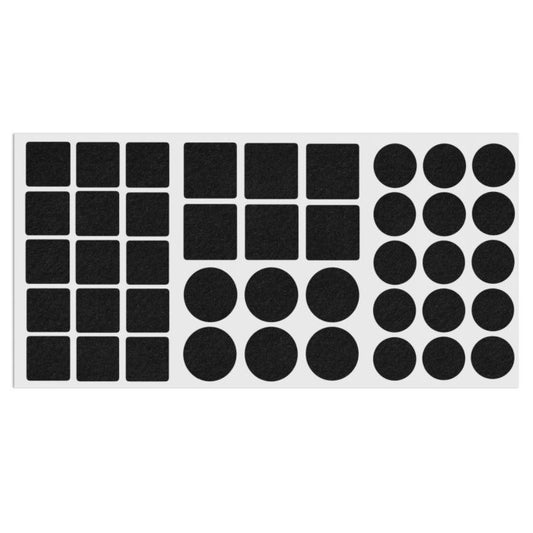 Feltrini adesivi per Mobili Misto - Nero, Marrone, Bianco NTP Nero 