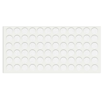 Feltrini adesivi per Mobili Ø15mm - Nero, Marrone, Bianco NTP Bianco 