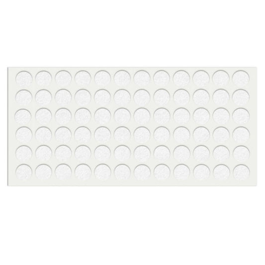 Feltrini adesivi per Mobili Ø15mm - Nero, Marrone, Bianco NTP Bianco 