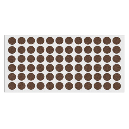 Feltrini adesivi per Mobili Ø15mm - Nero, Marrone, Bianco NTP Marrone 