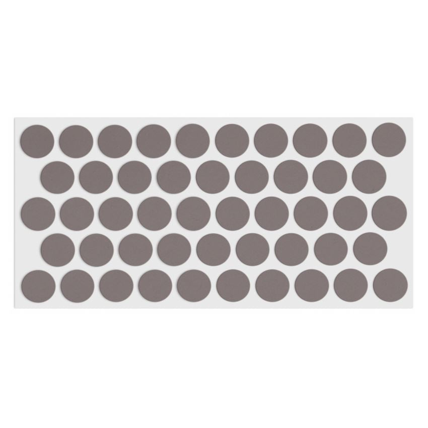 Feltrini adesivi per Mobili Ø20mm - Beige, Nero, Grigio, Bianco NTP Grigio 