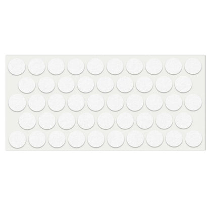 Feltrini adesivi per Mobili Ø20mm - Nero, Marrone, Bianco NTP Bianco 